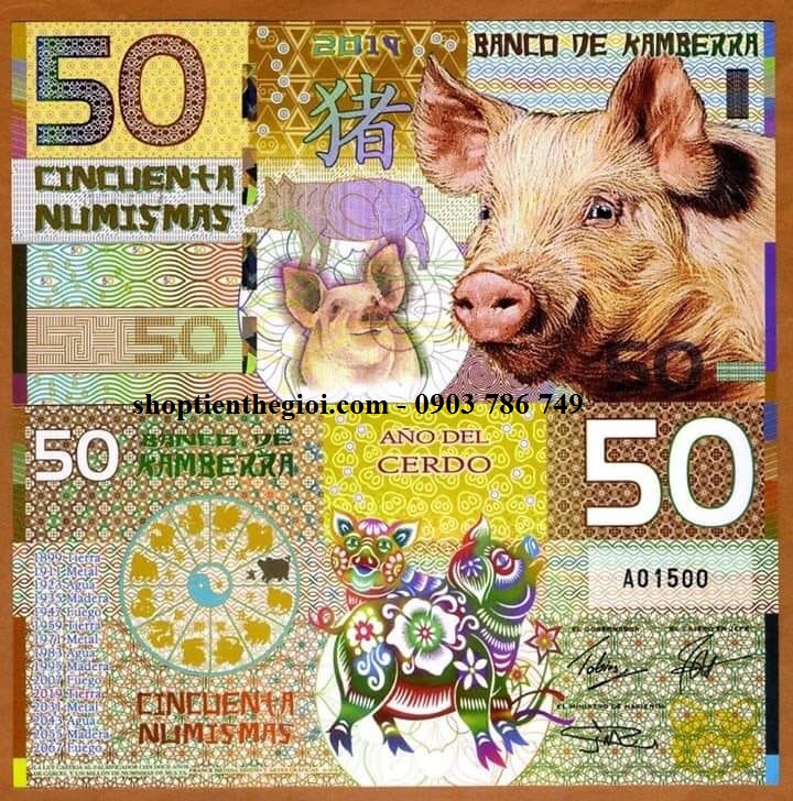 Kamberra 50 numismas 2019 UNC Heo