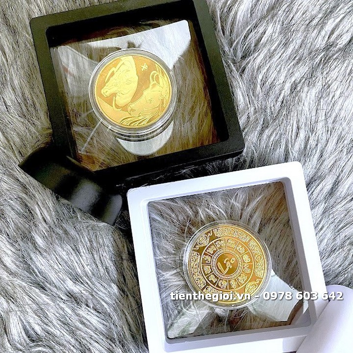 Khung Trưng Bày Xu 12 Con Giáp Sửu - Trâu - SP007466