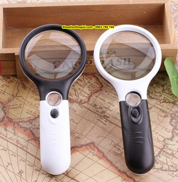 Kính Lúp Đèn Led 45X Siêu Phóng Đại - SP001254