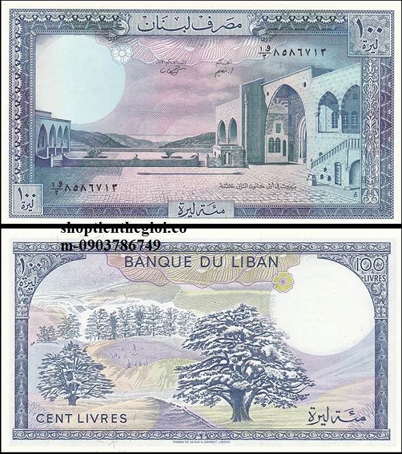 Lebanon - Li ban 100 Livers 1986 UNC - TT000167