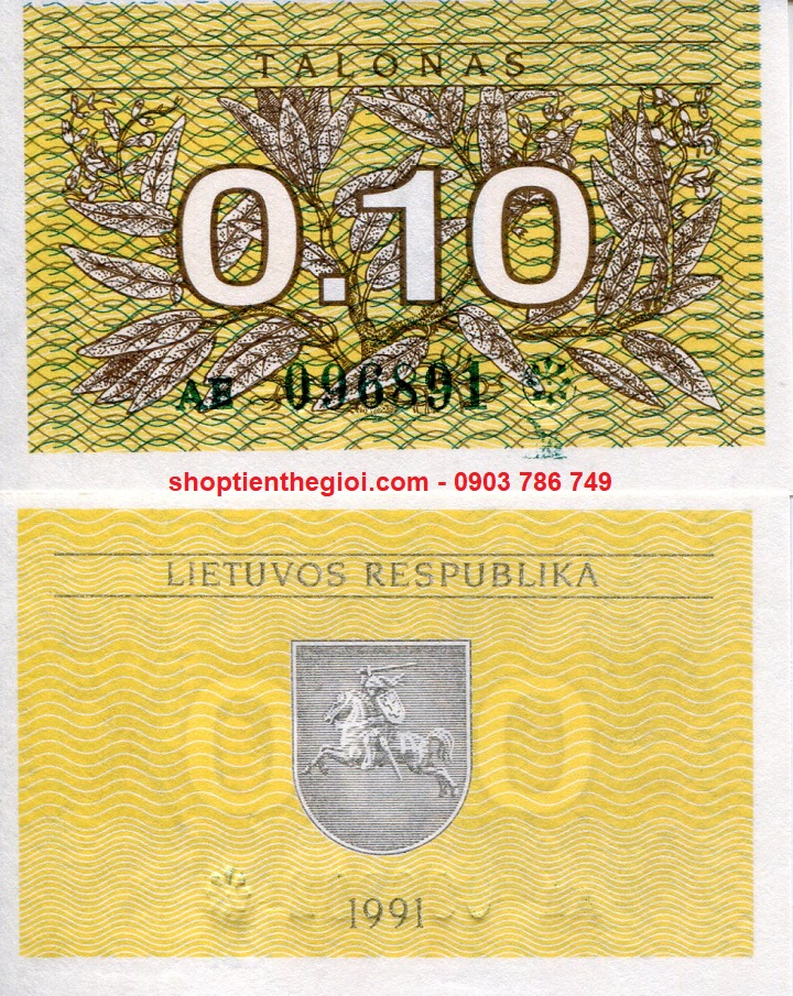 Lithuania 0.10 Talonu 1991 UNC - SP006257
