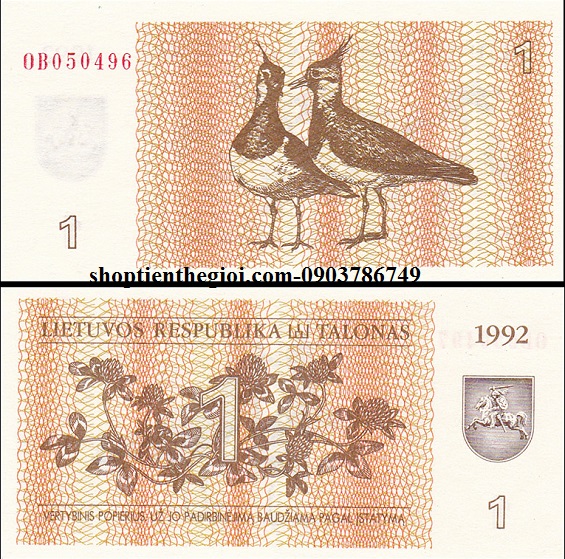 Lithuania 1 Talonu 1992 UNC - TT000745