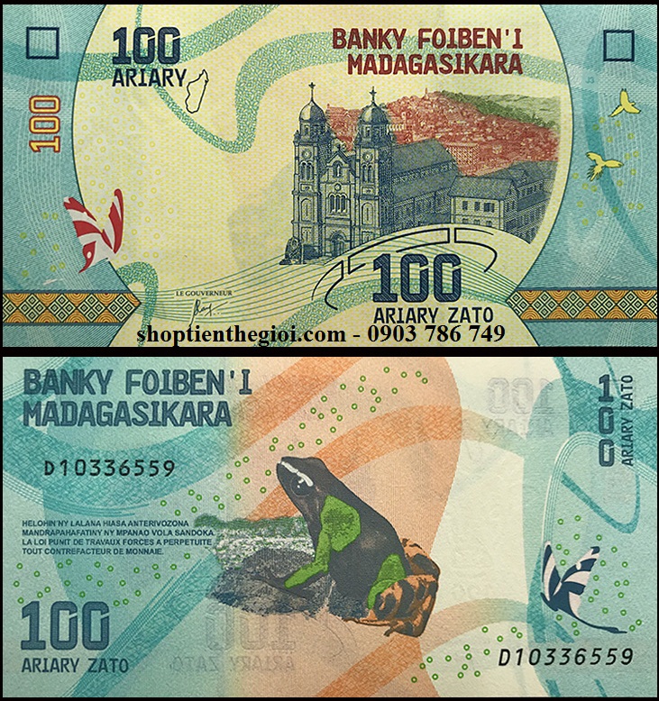 Madagasca 100 Aliary 2017 UNC