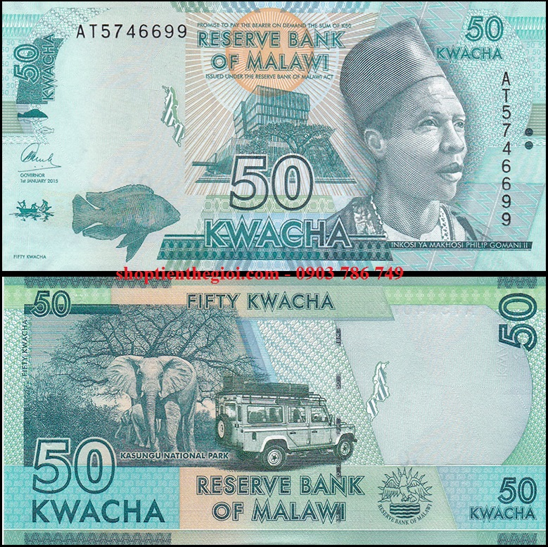 Malawi 50 Kwacha 2016 UNC