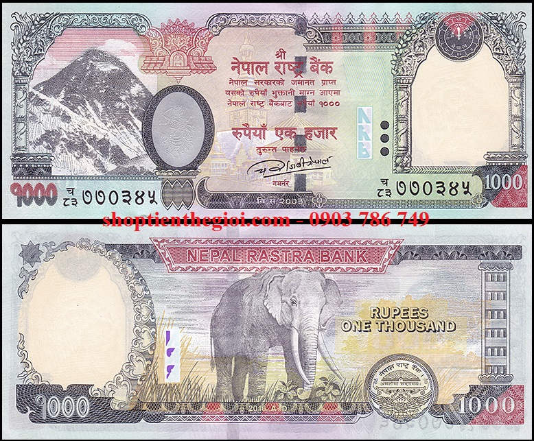 Nepal 1000 Rupees 2016 UNC