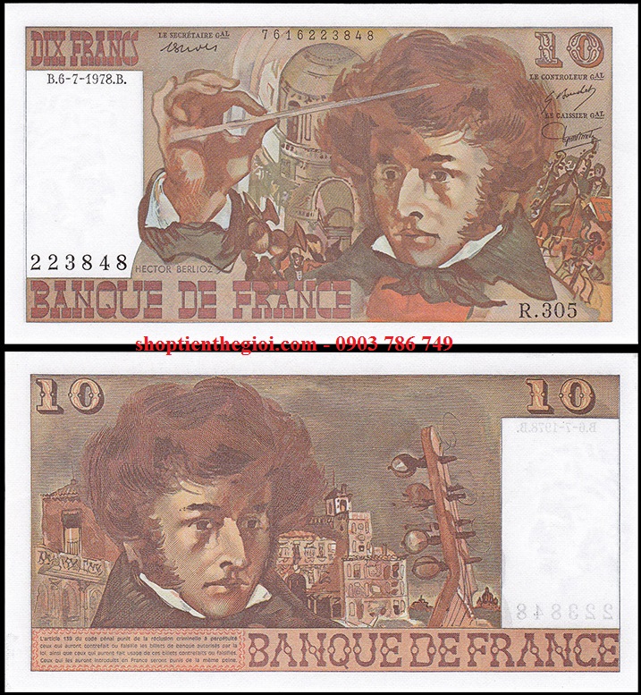Pháp 10 Francs 1976 UNC