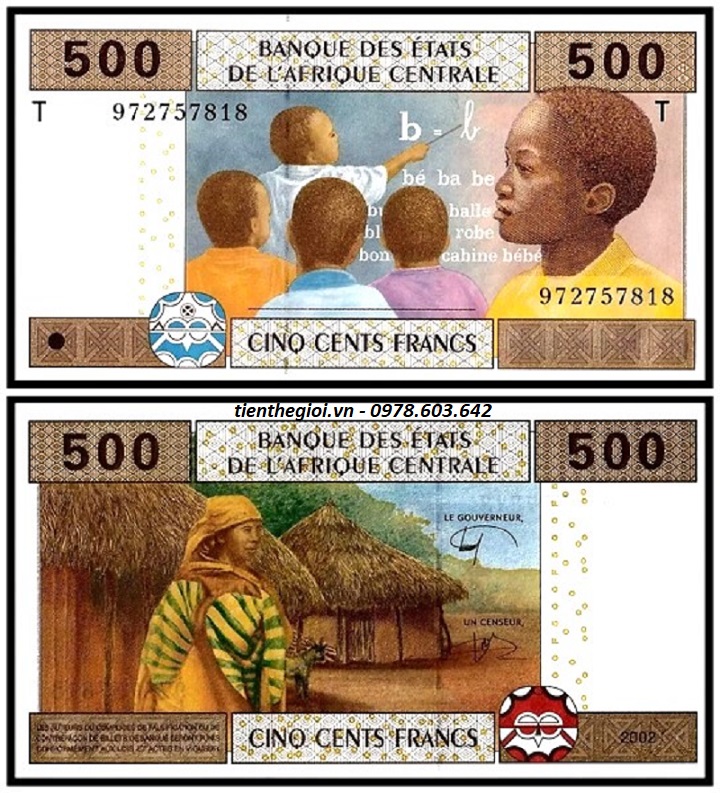 Republic of the Congo - Cộng Hoà Congo 500 CFA franc 2002 UNC (T) - SP007443