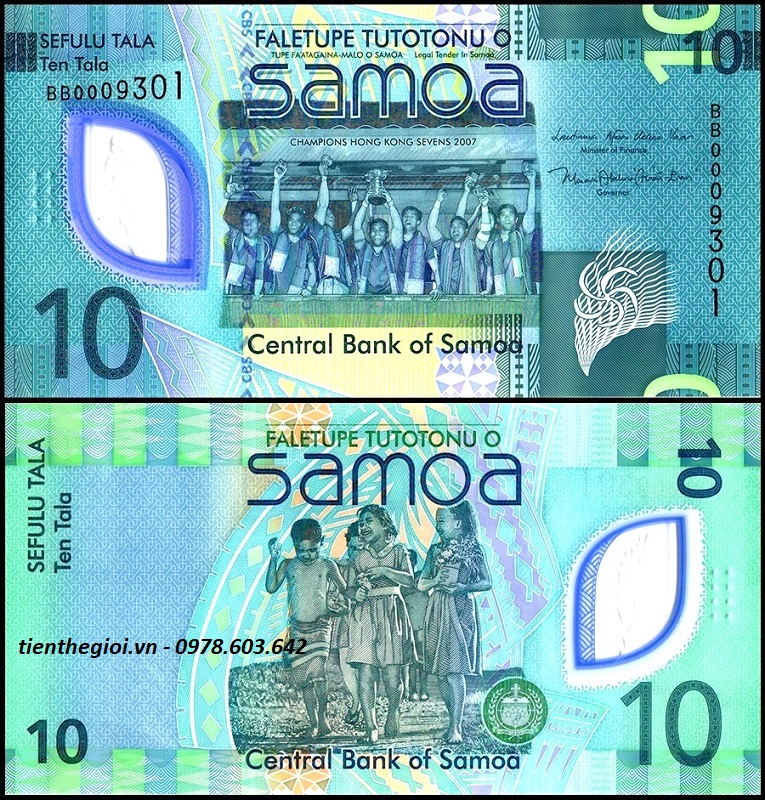 Samoa 10 Tala 2023 UNC Polyme - SP007537