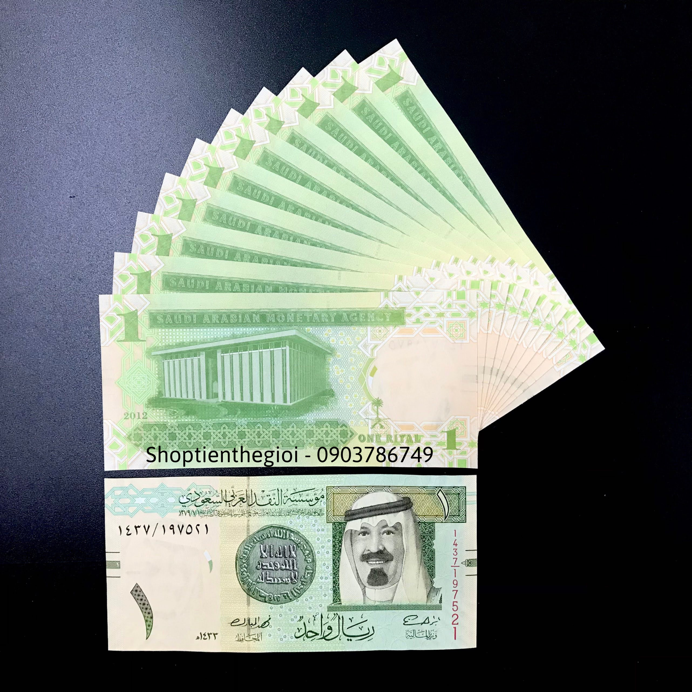 Sỉ 10 Tờ Saudi Arabia - Ả Rập Saudi 1 Rial 2009 UNC - TT000303