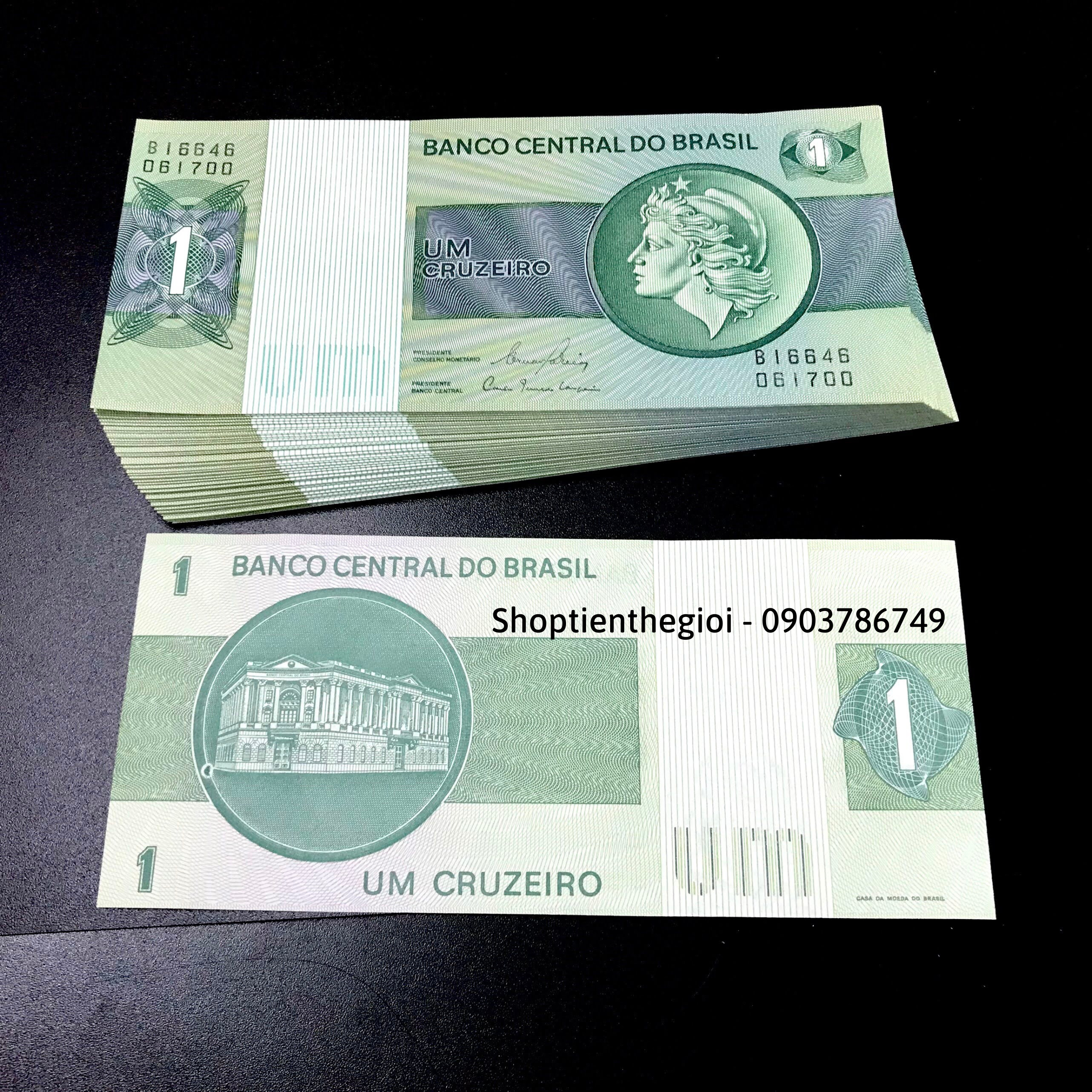 Sỉ 100 Tờ Brazil 1 Cruzeiro 1980 UNC - TT000506
