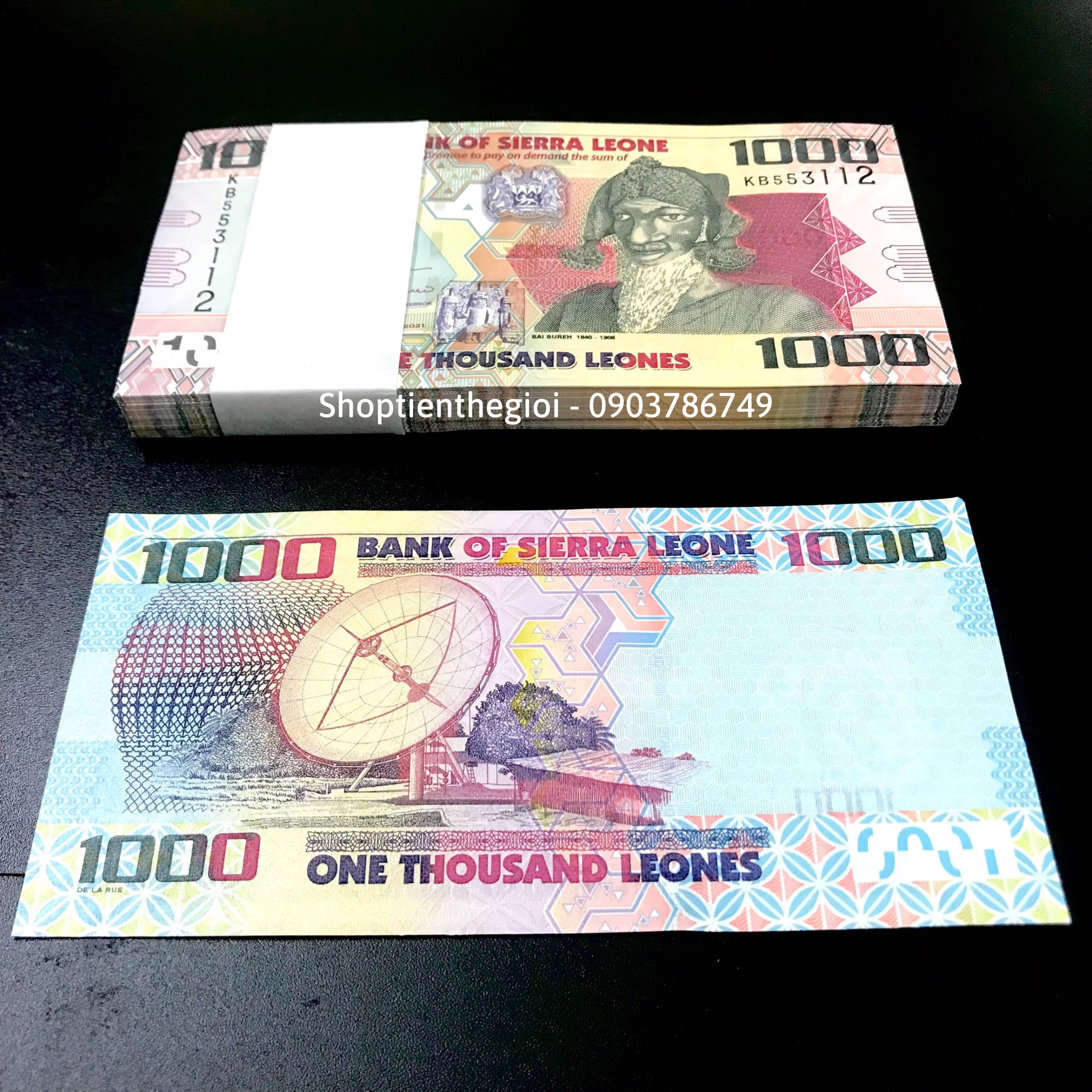 Sỉ 100 Tờ Sierra Leone 1000 Leones 2013 UNC - TT000420
