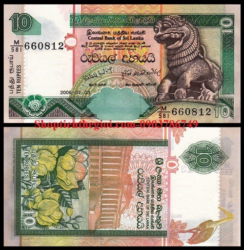 Srilanka 10 Rupees 2006 UNC