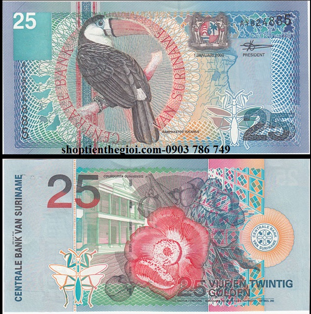 Suriname 25 Gulden 2000 UNC - TT000586