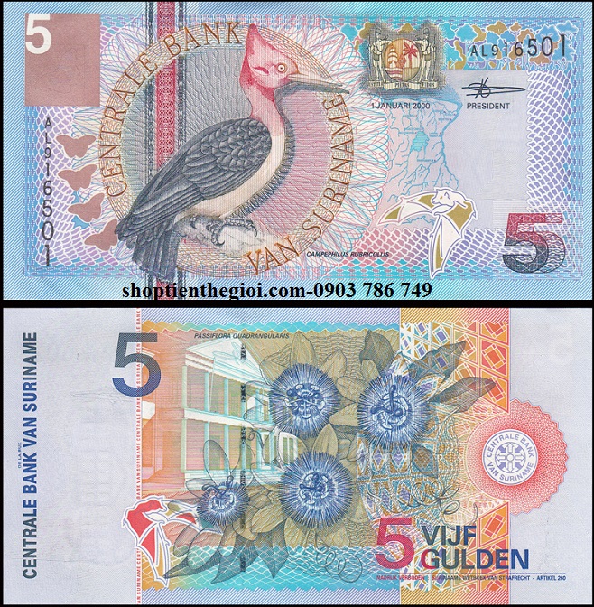 Suriname 5 Gulden 2000 UNC - TT000584