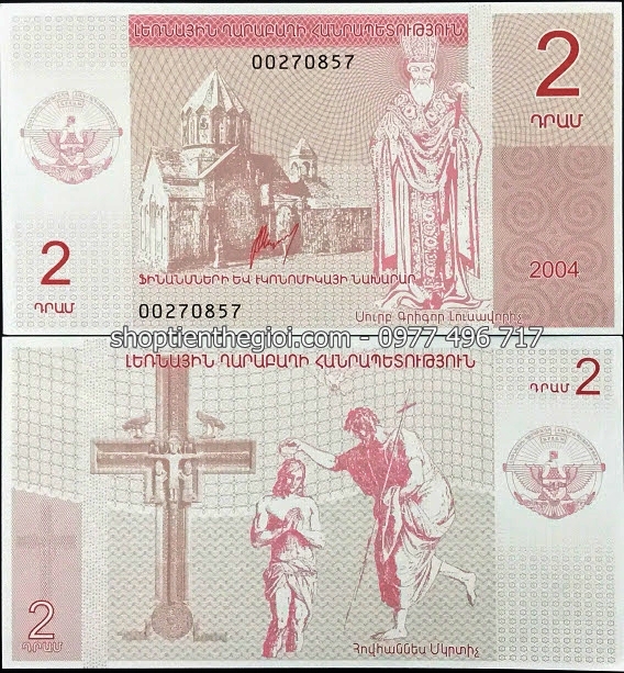 Tiền lì xì hình Thiên Chúa của Nagorno Karabakh