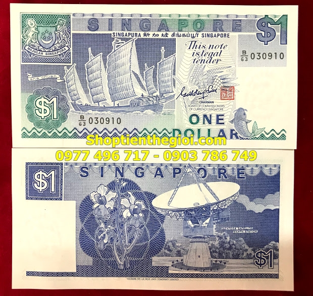 Tiền thuận buồm xuối gió 1dola singapore