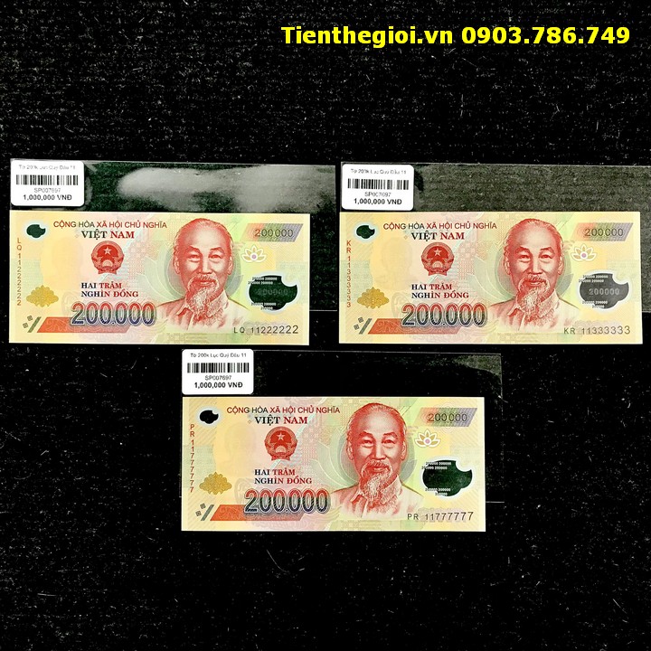Tờ 200k Lục Quý Đầu 11 - SP007697