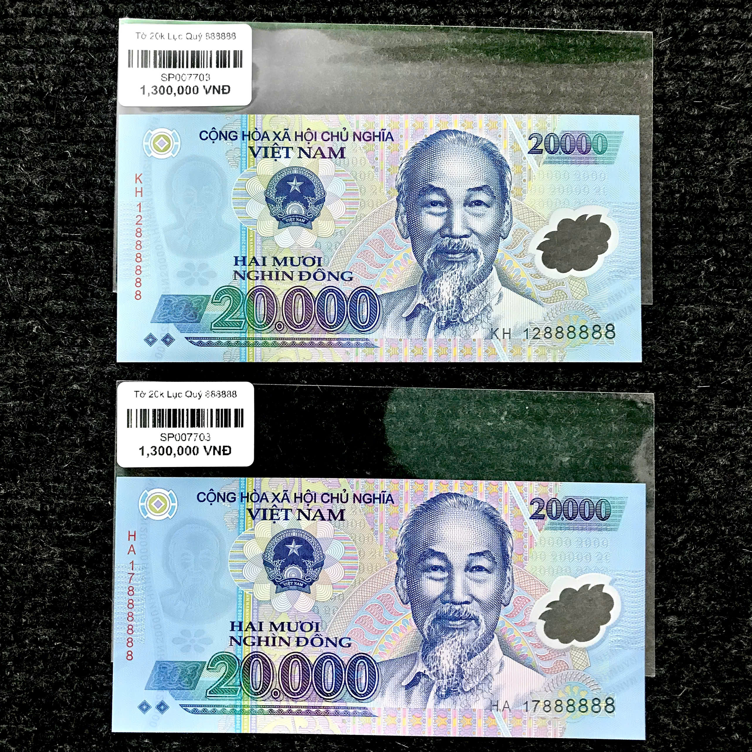 Tờ 20k Lục Quý 888888 - SP007703