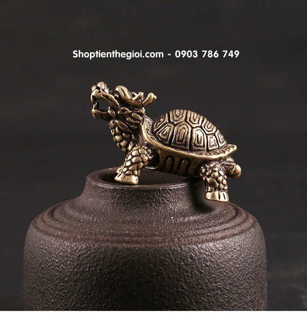 Tượng Đồng Long Quy Phong Thủy - SP005040