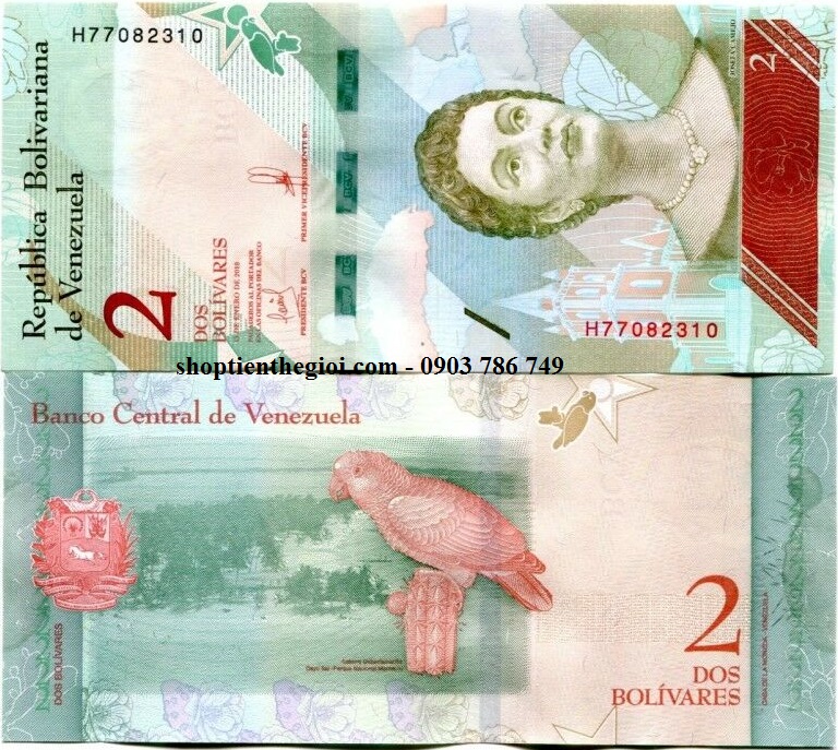 Venezuela 2 Dos Bolivares 2018 UNC