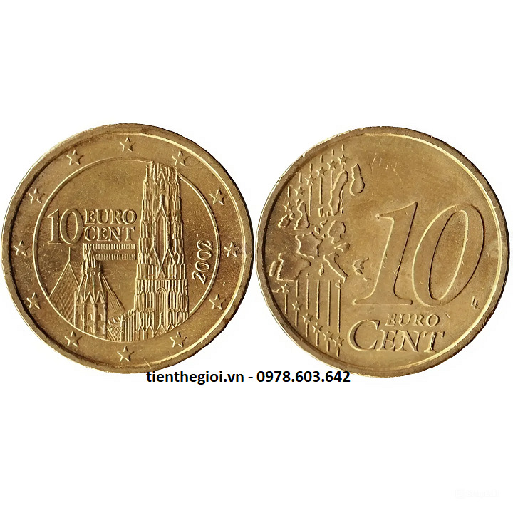 Xu Austria - Áo 10 Euro Cent 2002-2007 - SP007540