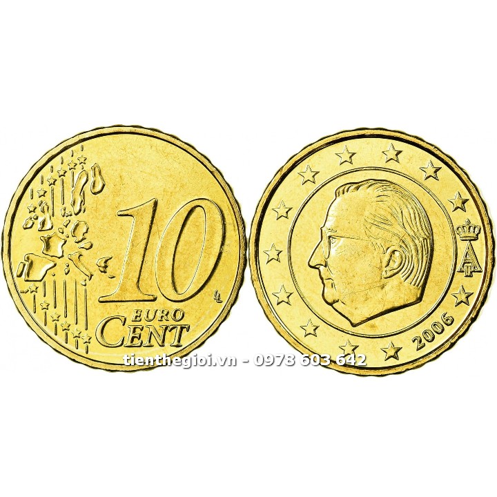 Xu Belgium - Bỉ 10 Euro Cent 1999-2006 - SP007573