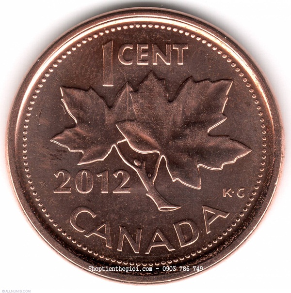 Xu Canada 1 cent 2012 - SP002244
