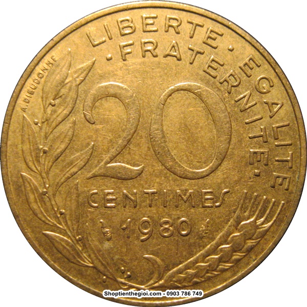 Xu France - Pháp 20 centimes 1960-2001  -  SP002224