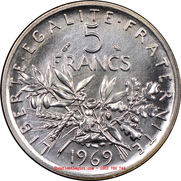 Xu France - Pháp 5 Francs 1969-2001  -  SP002256