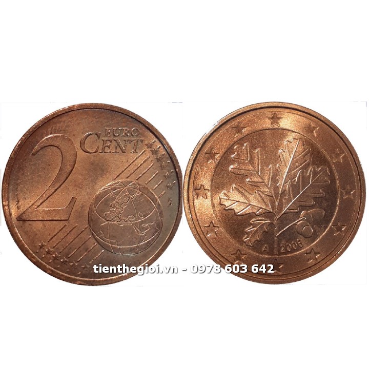 Xu Germany - Đức 2 Cent Euro 2002-2024 - SP007557