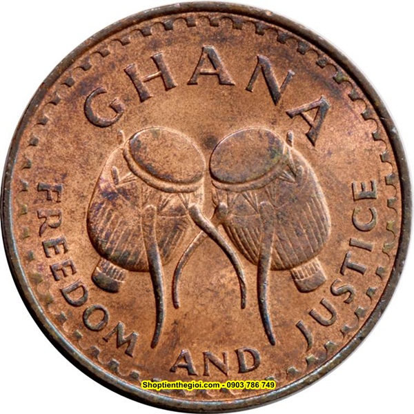 Xu Ghana 1 Pesewa 1967-1979  -  SP002211