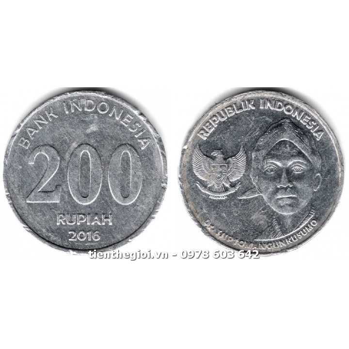 Xu Indonesia 200 Rupiah 2016 - SP007419