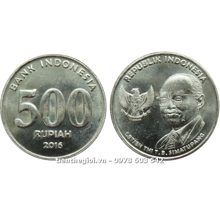 Xu Indonesia 500 Rupiah 2016 - SP007418