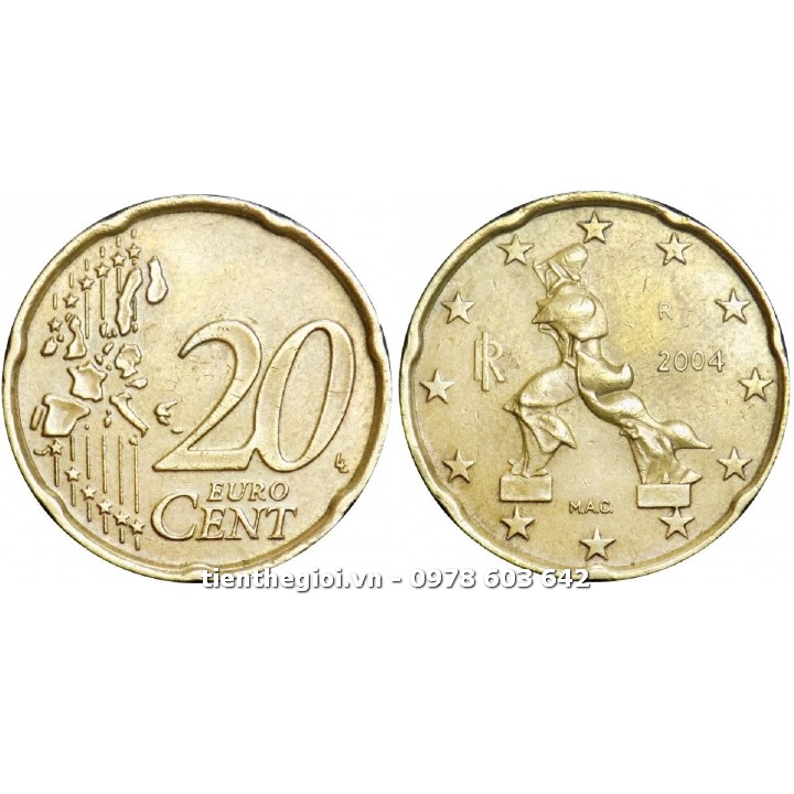 Xu Italy - Ý 20 Euro Cent 2002-2007 - SP007554