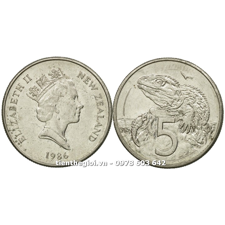 Xu New Zealand 5 Cent 1986-1998 - SP007571