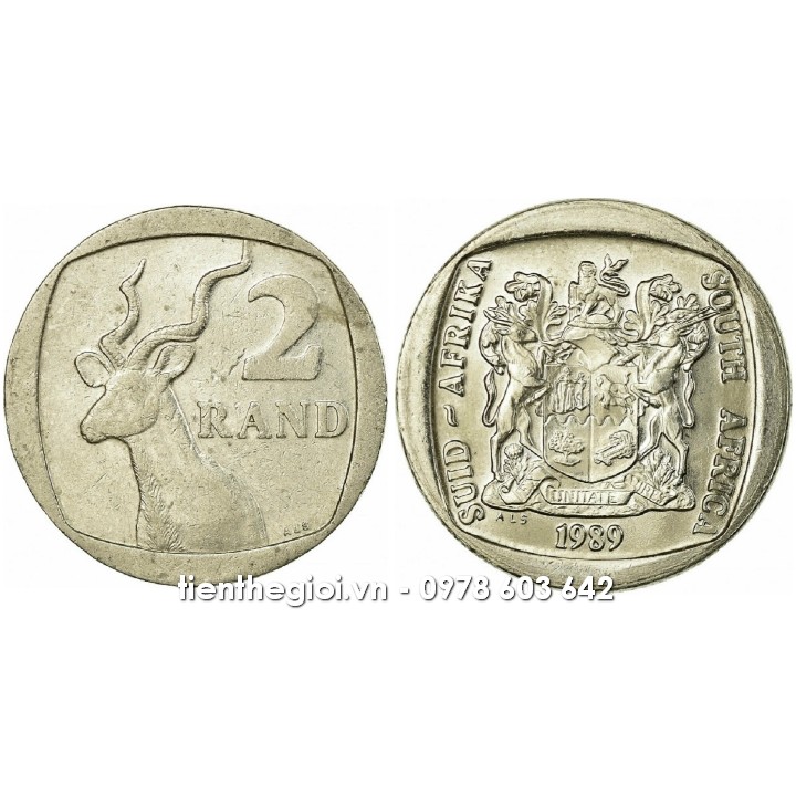 Xu South Africa - Nam Phi 2 Rand 1989-1995 - SP007623