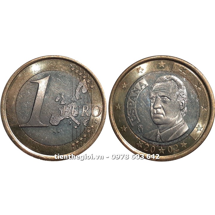 Xu Spain - Tây Ban Nha 1 Euro (Juan Carlos I) 1999-2006 - SP007426