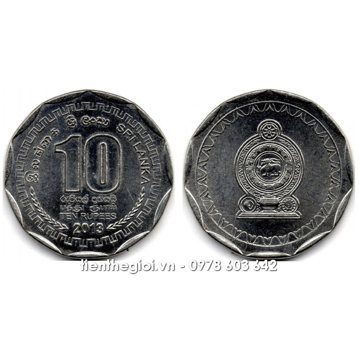 Xu Sri Lanka 10 Rupee 2013-2016 - SP007620