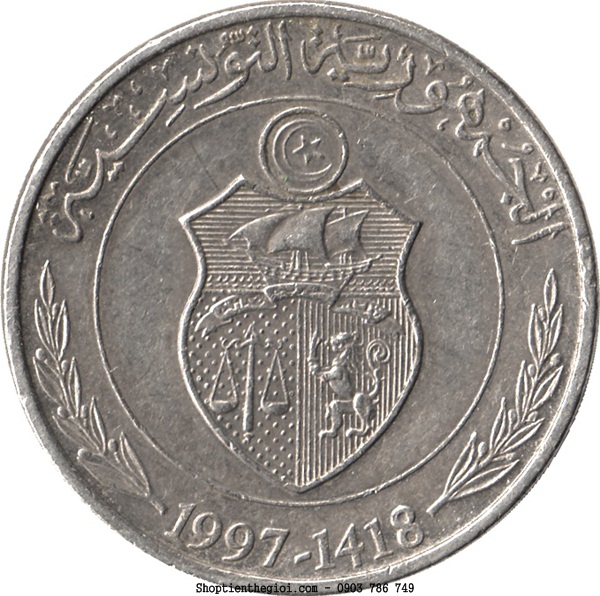 Xu Tunisia 1/2 Dinar 1996-2013 - SP002231