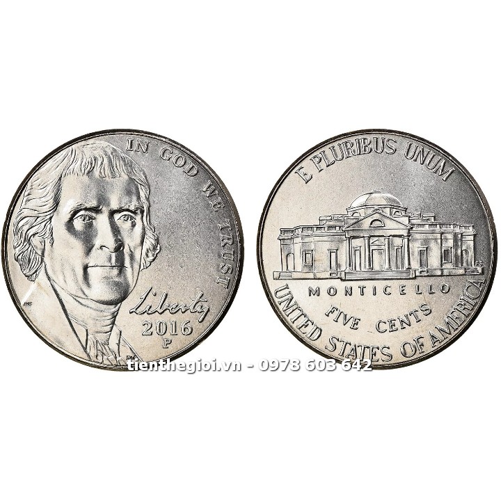 Xu USA - Mỹ 5 Cents 2006 - 2024 - SP007422