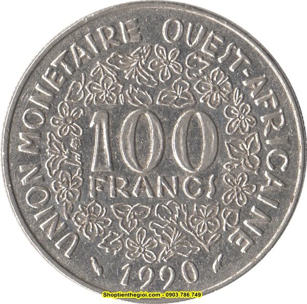 Xu West African States - Tây Phi 100 Francs 1967-2009  -  SP002192