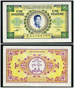 1 đồng piastre 1953 Việt Nam