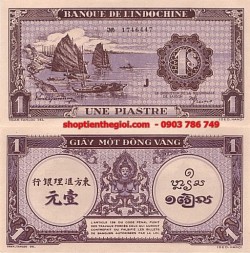 1 Đồng 1942 Thuyền Buồm Tím