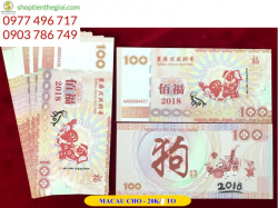 100 dola Macau con chó