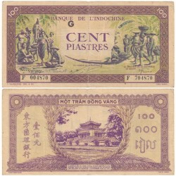 100 đồng 1942 Họp Chợ Xanh