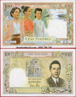 100 đồng Piastre 1954 Việt Nam