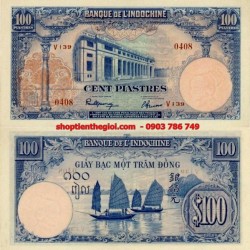 100 Piastre 1946 Thuyền Buồm