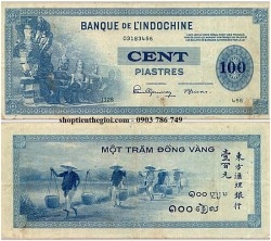 100 Piastre 1951 Gánh Muối