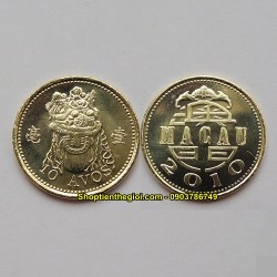 100 xu Macao 10 Avos 2010