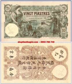 20 Piastre 1917 Thành Thái Hải Phòng